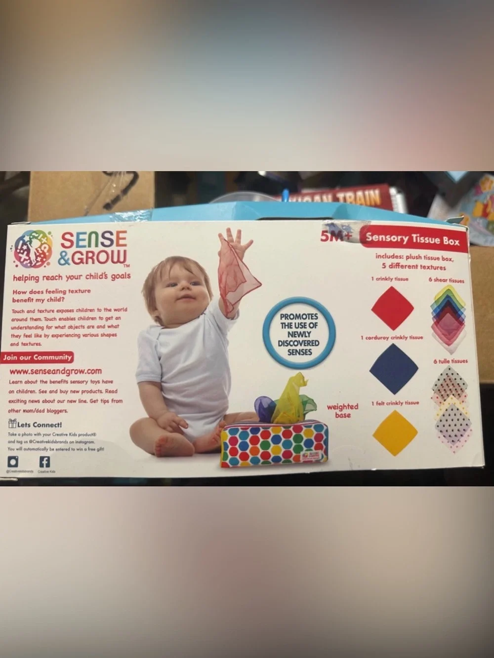 Sensory Tissue Box - Multicolor